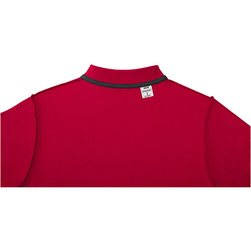 Helios Poloshirt Für Damen , rot, Piqué Strick 100% BCI Baumwolle, 180 g/m2, 4XL, , Bild 6
