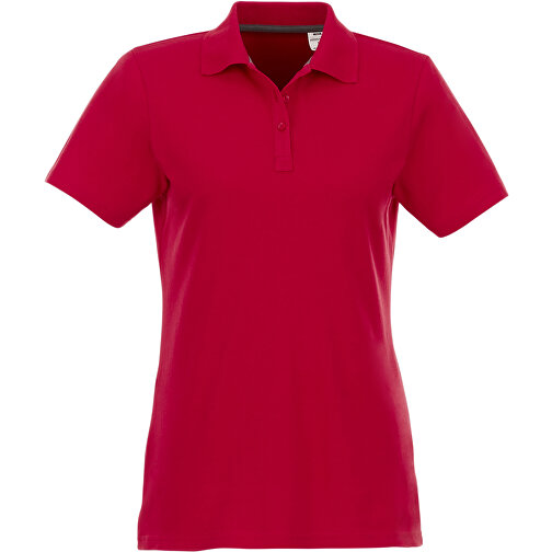 Helios Poloshirt Für Damen , rot, Piqué Strick 100% BCI Baumwolle, 180 g/m2, M, , Bild 4