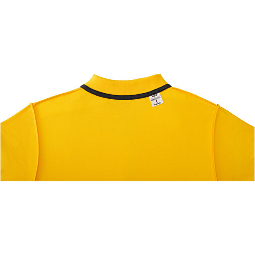 Helios Poloshirt Für Damen , gelb, Piqué Strick 100% BCI Baumwolle, 180 g/m2, L, , Bild 6