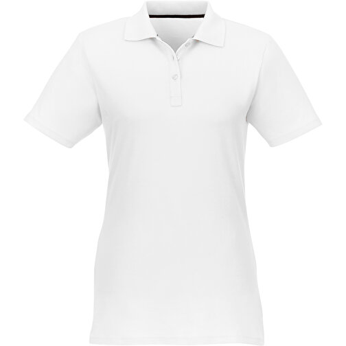 Helios Poloshirt Für Damen , weiss, Piqué Strick 100% BCI Baumwolle, 180 g/m2, 3XL, , Bild 4