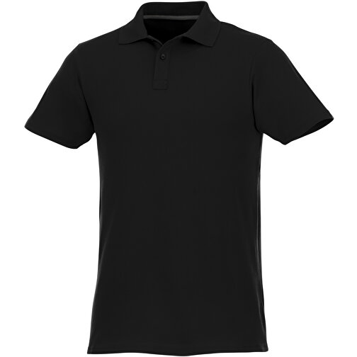 Helios Poloshirt Für Herren , schwarz, Piqué Strick 100% BCI Baumwolle, 180 g/m2, 5XL, , Bild 1