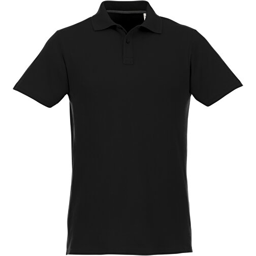 Helios Poloshirt Für Herren , schwarz, Piqué Strick 100% BCI Baumwolle, 180 g/m2, 5XL, , Bild 4