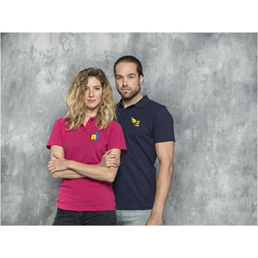 Helios Poloshirt Für Herren , kohle, Piqué Strick 60% Baumwolle, 40% Polyester, 180 g/m2, XXL, , Bild 6