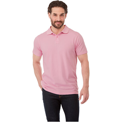 Helios Poloshirt Für Herren , hellgrau, Piqué Strick 100% BCI Baumwolle, 180 g/m2, S, , Bild 7