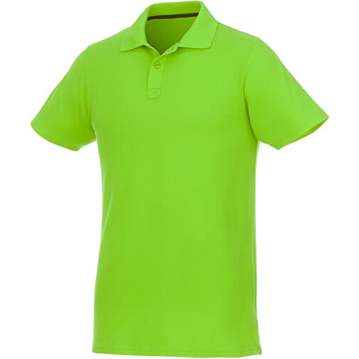 Helios Poloshirt Für Herren , apfelgrün, Piqué Strick 100% BCI Baumwolle, 180 g/m2, 3XL, , Bild 2