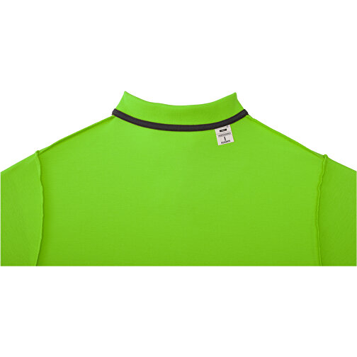 Helios Poloshirt Für Herren , apfelgrün, Piqué Strick 100% BCI Baumwolle, 180 g/m2, XL, , Bild 4
