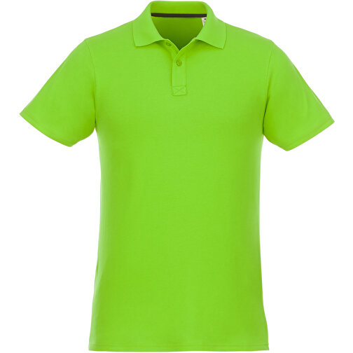 Helios Poloshirt Für Herren , apfelgrün, Piqué Strick 100% BCI Baumwolle, 180 g/m2, M, , Bild 1