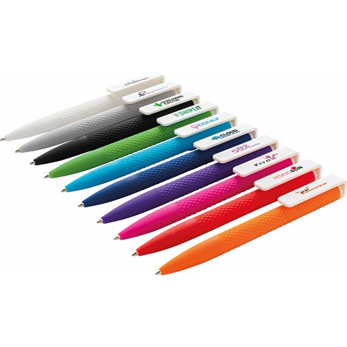 X7 Stift Mit Smooth-Touch, Schwarz , schwarz, ABS, 14,00cm (Höhe), Bild 7