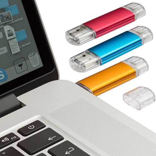 USB-Stick ALU SMART 2.0 64GB , Promo Effects MB , grün MB , 65 GB , Aluminium MB , 3 - 10 MB/s MB , 3,80cm x 1,75cm (Länge x Breite), Bild 4