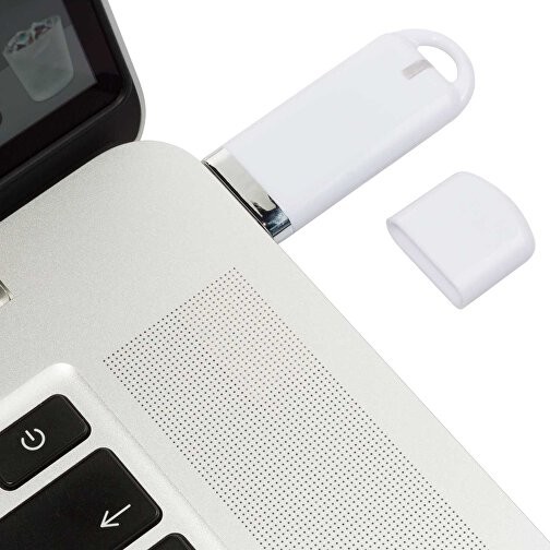 USB-Stick Focus Glänzend 2.0 64GB , Promo Effects MB , weiß MB , 65 GB , Kunststoff MB , 3 - 10 MB/s MB , , Bild 4