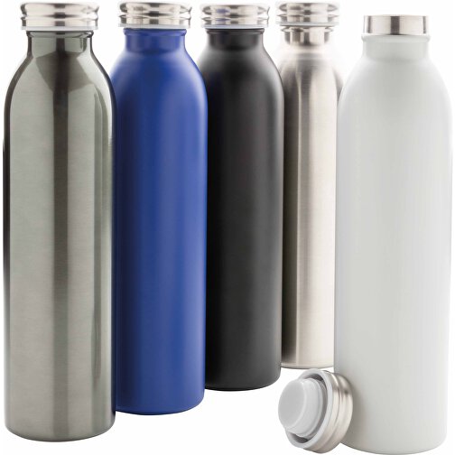 Auslaufgeschützte Kupfer-Vakuum-Flasche, Off White , off white, Edelstahl, 26,00cm (Höhe), Bild 9