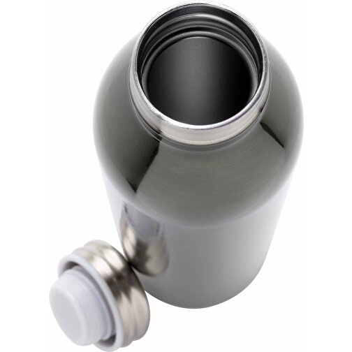 Auslaufgeschützte Kupfer-Vakuum-Flasche, Grau , grau, Edelstahl, 26,00cm (Höhe), Bild 4