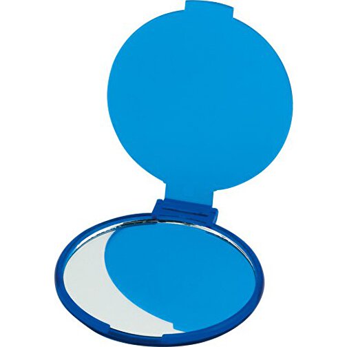 Taschenspiegel THINY , blau, PS, 0,50cm (Breite), Bild 1