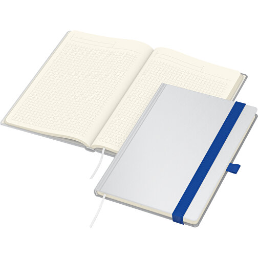 Cuaderno Match-Book Blanco A4 Bestseller, brillante, azul medio, Imagen 2