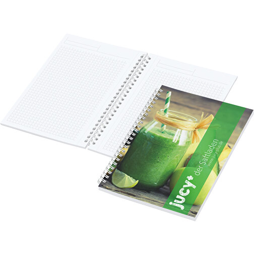 Carnet de notes Meeting-Book A5 Bestsellers (individuel, Papier extra-blanc  80 g/m², 190g) comme objets publicitaires Sur