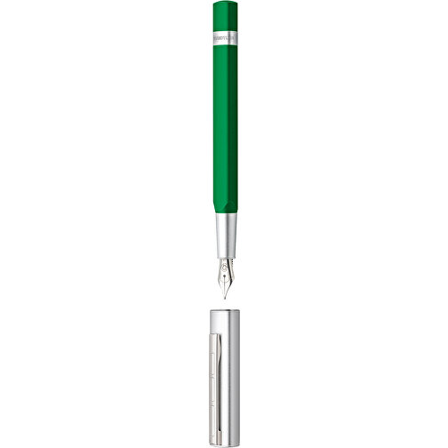 STAEDTLER TRX Füllhalter , Staedtler, grün, Aluminium, 16,00cm x 3,50cm x 3,00cm (Länge x Höhe x Breite), Bild 1