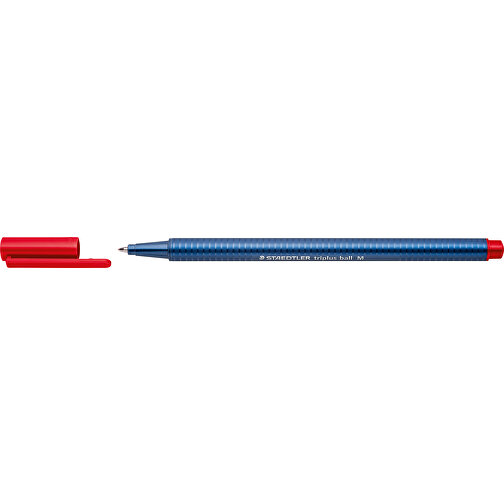 STAEDTLER Triplus Ball , Staedtler, rot, Kunststoff, 16,00cm x 0,90cm x 0,90cm (Länge x Höhe x Breite), Bild 3