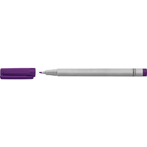 STAEDTLER Lumocolor Non-permanent F , Staedtler, violett, Kunststoff, 14,10cm x 0,90cm x 0,90cm (Länge x Höhe x Breite), Bild 3
