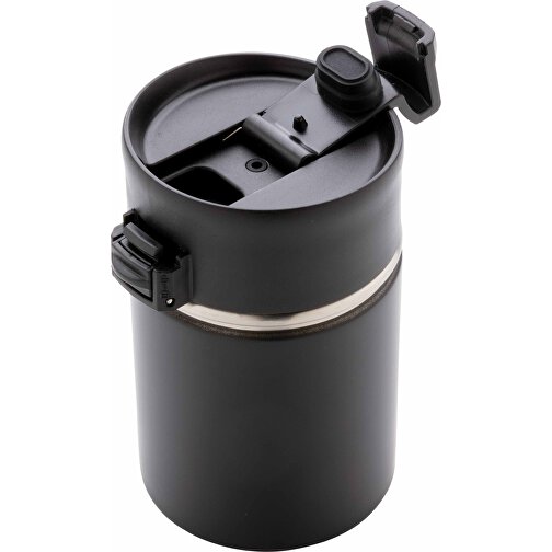 Bogota Kompakter Vakuumbecher Mit Keramikbeschichtung, Schwarz , schwarz, Edelstahl, 12,20cm (Höhe), Bild 5