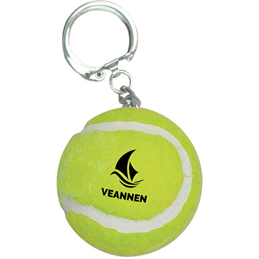 Nøkkelring med tennisball gul, Bilde 1