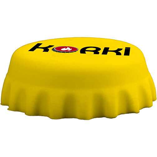 Korki - Flaschenverschluss , gelb, Silikon, , Bild 3