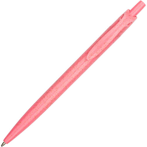 Kugelschreiber Sao Paulo Express , Promo Effects, pink, Weizenstroh, Kunststoff, 13,90cm (Länge), Bild 4