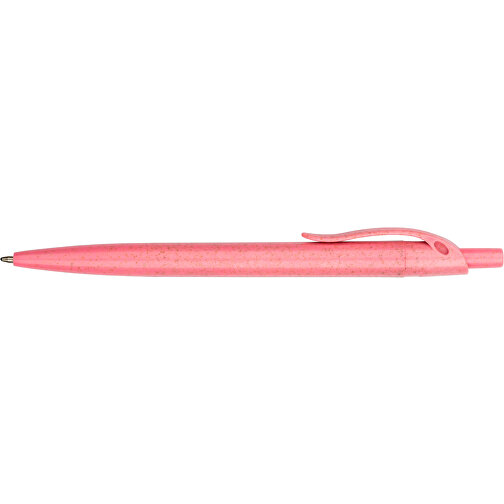 Kugelschreiber Sao Paulo Express , Promo Effects, pink, Weizenstroh, Kunststoff, 13,90cm (Länge), Bild 6