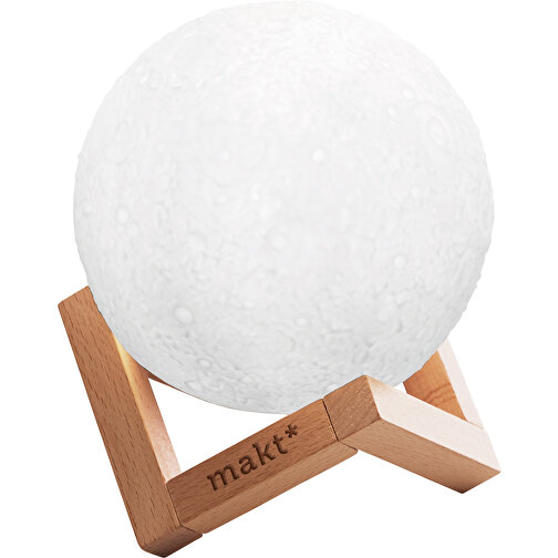 Lune , weiss, gemischt, 13,50cm x 14,00cm x 13,50cm (Länge x Höhe x Breite), Bild 4
