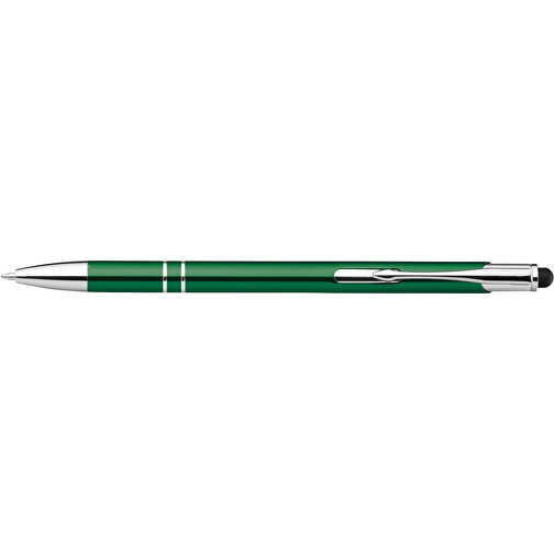 GALBA. Aluminium-Kugelschreiber Mit Touch Tip Und Clip , grün, Aluminium, , Bild 3