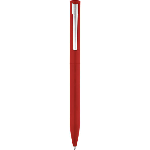 WASS. Aluminium-Kugelschreiber Mit Drehmechanik , rot, Aluminium, , Bild 1