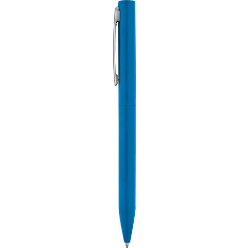 WASS. Aluminium-Kugelschreiber Mit Drehmechanik , blau, Aluminium, , Bild 1