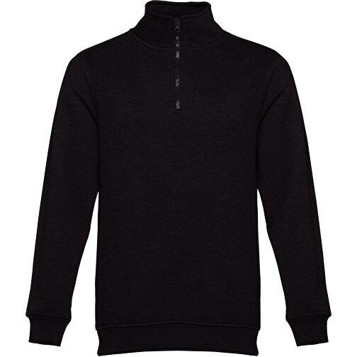 THC BUDAPEST. Unisex Sweatshirt , schwarz, Baumwolle und Polyester, XL, 77,00cm x 60,00cm (Länge x Breite), Bild 2