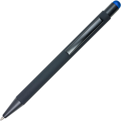 Kugelschreiber Aus Aluminium Formentera , kobaltblau, Aluminium, Metall, Kautschuk, , Bild 2