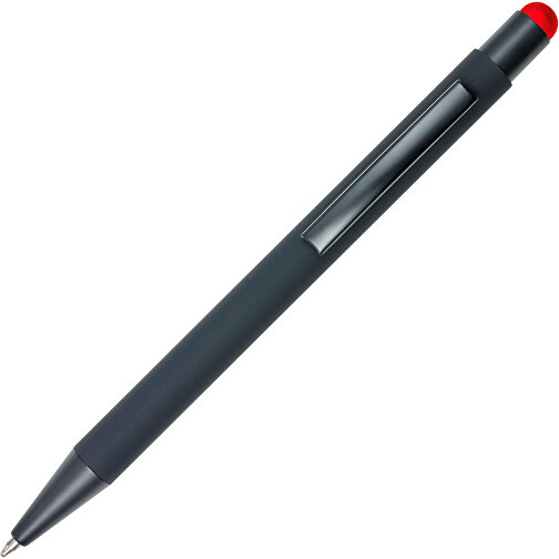 Kugelschreiber Aus Aluminium Formentera , rot, Aluminium, Metall, Kautschuk, , Bild 2