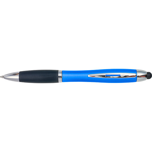LED-Kugelschreiber Norderney , blau, ABS, 13,60cm (Breite), Bild 3