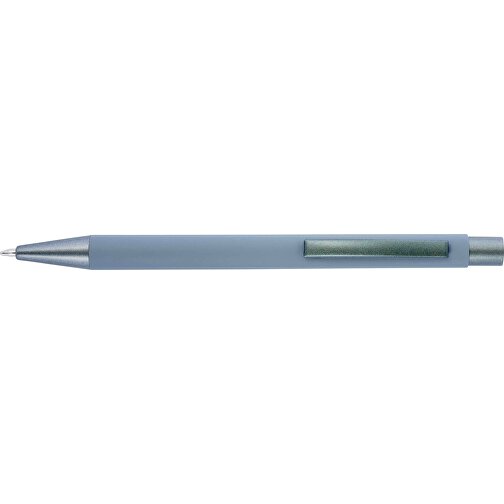 Kugelschreiber Mit Softtouch-Oberfläche Und Glanzgravur Emmett , grau, Aluminium, Metall, Kautschuk, , Bild 3