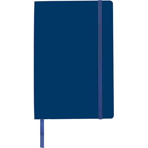 Notizbuch Aus PU Mireia , blau, Karton, PU, Papier 70 g/m2*, 21,00cm x 1,00cm x 14,10cm (Länge x Höhe x Breite), Bild 1