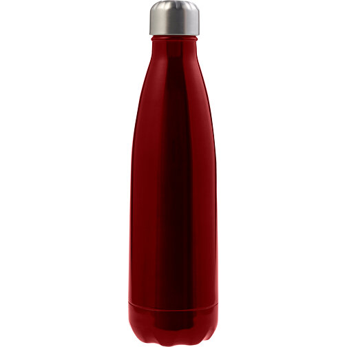 Doppelwandige Trinkflasche Aus Edelstahl Lombok , rot, Edelstahl 201, , Bild 1