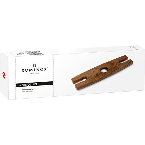 ROMINOX® Weinglashalter // Vinolino , Akazienholz, 28,00cm x 1,50cm x 8,00cm (Länge x Höhe x Breite), Bild 4