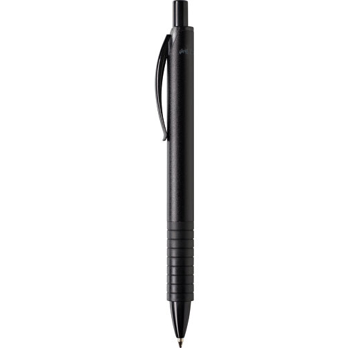 Bolígrafo básico de aluminio negro, Imagen 1