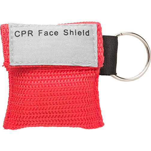 Mascherina CPR in plastica in sacchetto di poliestere (600D), Immagine 1