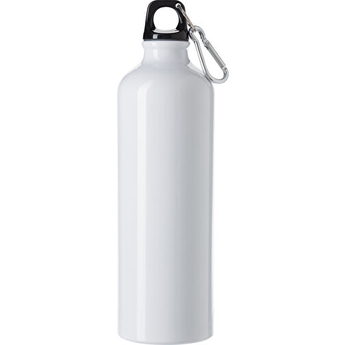 Trinkflasche(750 Ml) Aus Aluminium Gio , weiß, Aluminium, Plastik, Metall, PP, , Bild 2