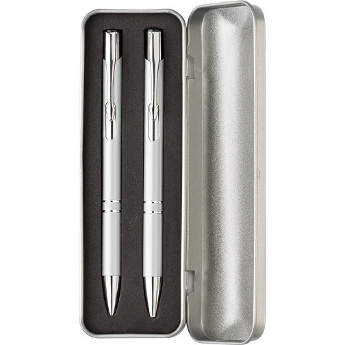 Stifte-Set Aus Aluminium Zahir , silber, Aluminium, EVA, , Bild 4