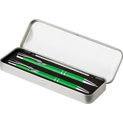 Stifte-Set Aus Aluminium Zahir , hellgrün, Aluminium, EVA, , Bild 5
