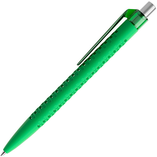 Prodir QS40 Soft Touch PRT Push Kugelschreiber , Prodir, hellgrün/silber satiniert, Kunststoff/Metall, 14,10cm x 1,60cm (Länge x Breite), Bild 4