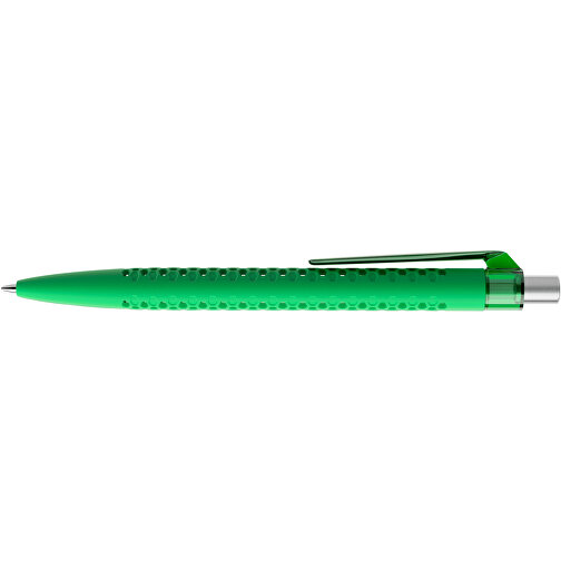 Prodir QS40 Soft Touch PRT Push Kugelschreiber , Prodir, hellgrün/silber satiniert, Kunststoff/Metall, 14,10cm x 1,60cm (Länge x Breite), Bild 5