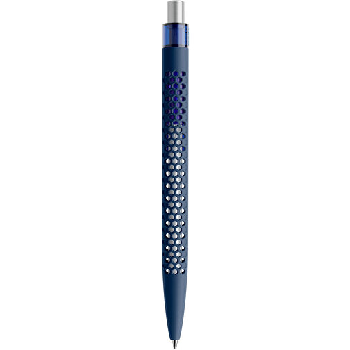Prodir QS40 Soft Touch PRT Push Kugelschreiber , Prodir, sodalithblau/silber, Kunststoff/Metall, 14,10cm x 1,60cm (Länge x Breite), Bild 3