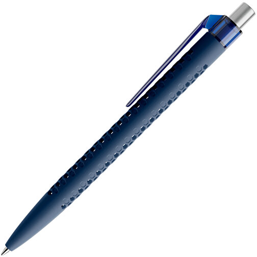Prodir QS40 Soft Touch PRT Push Kugelschreiber , Prodir, sodalithblau/silber, Kunststoff/Metall, 14,10cm x 1,60cm (Länge x Breite), Bild 4