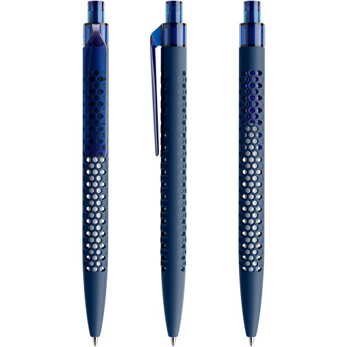 Prodir QS40 Soft Touch PRT Push Kugelschreiber , Prodir, sodalithblau, Kunststoff, 14,10cm x 1,60cm (Länge x Breite), Bild 6