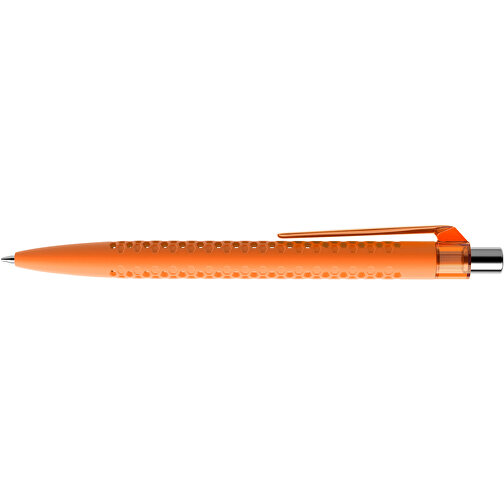 Prodir QS40 Soft Touch PRT Push Kugelschreiber , Prodir, orange/silber poliert, Kunststoff/Metall, 14,10cm x 1,60cm (Länge x Breite), Bild 5